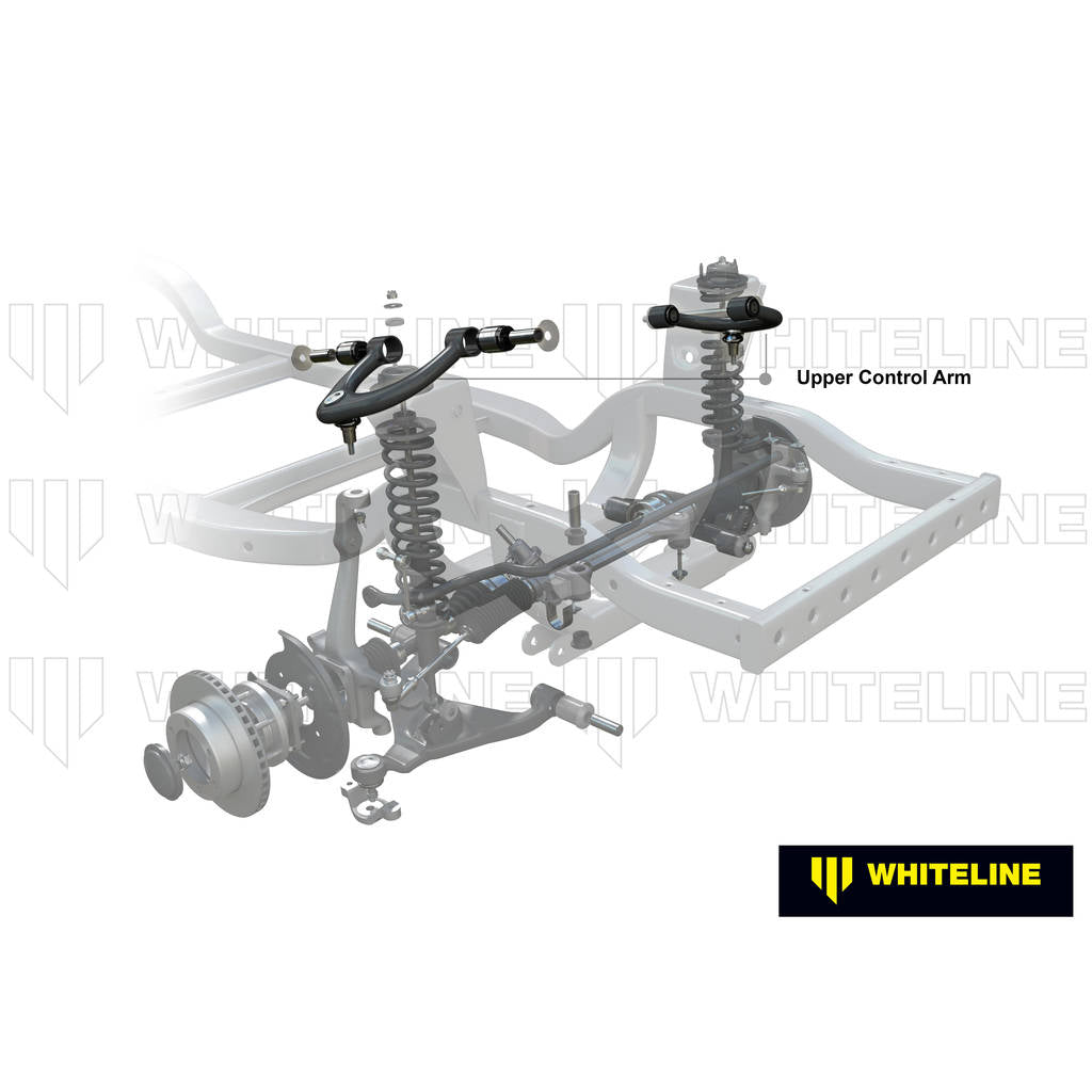 WHITELINE KTA249 Front Upper Control Arms Fixed Offset for Toyota FJ Cruiser, Prado 120 150 Series/4Runner Photo-1 