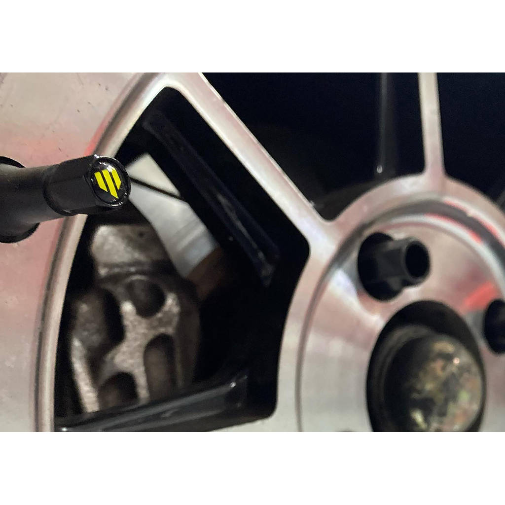 WHITELINE KWM074 Whiteline 'W' tire Valve Caps Photo-1 