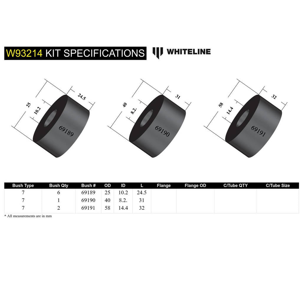 WHITELINE W93214 Front Differential - Drop Kit for Land Cruiser 200 Series Photo-3 