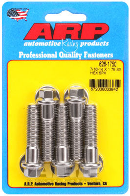 ARP 626-1750 SAE Bolt Kit 7/16-14 X 1.750 hex SS bolts Photo-0 