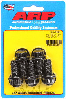 ARP 627-1000 SAE Bolt Kit 1/2-13 x 1.000 12pt black oxide bolts Photo-0 