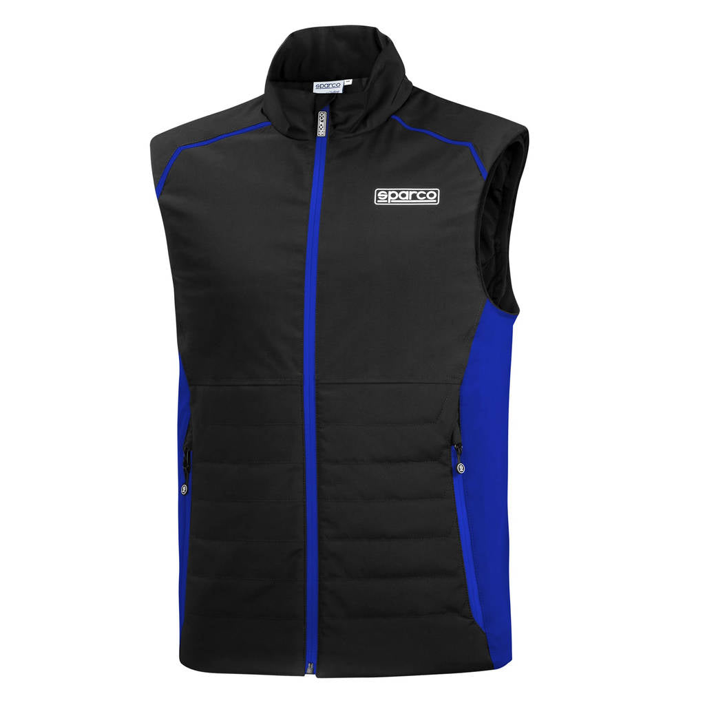 SPARCO 01362NRAZ4XL VEST Waistcoat, black/blue, size XL Photo-0 