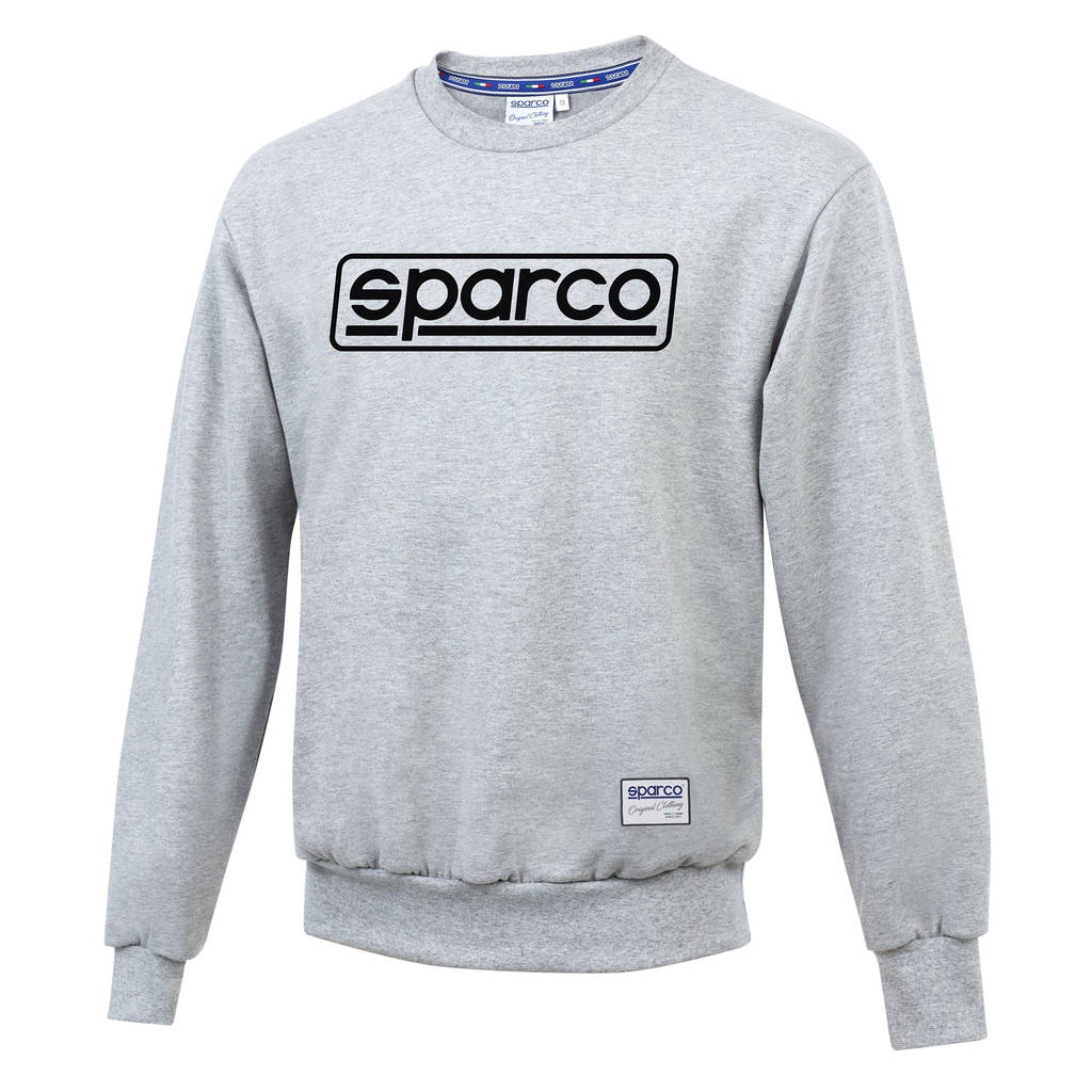 SPARCO 01321GR2M CREW NECK SWEETSHIRT "FRAME", grey, size M Photo-0 