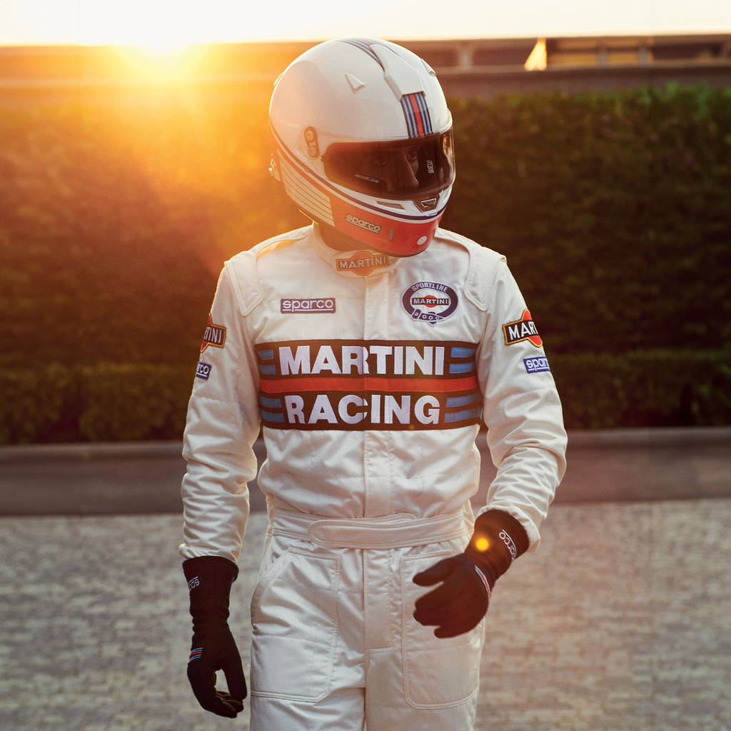 SPARCO 001144MR52BI MARTINI RACING Replica suit (R567), FIA8856-2018, white, size 52 Photo-1 
