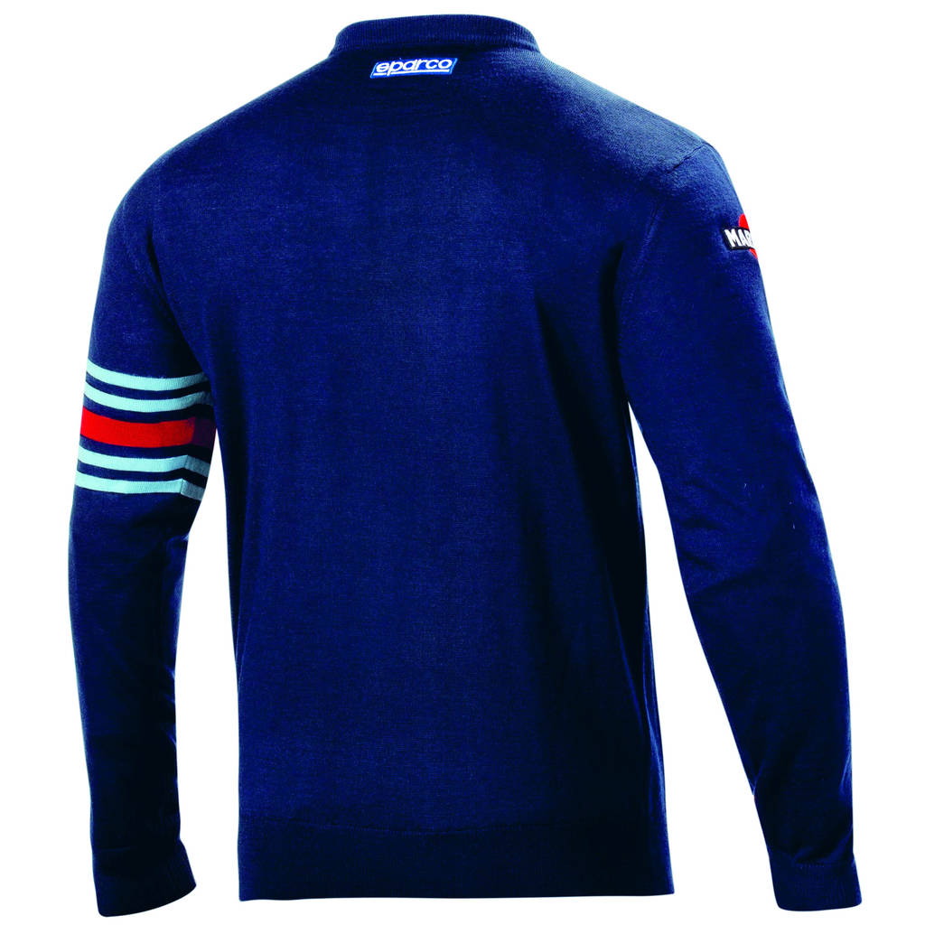 SPARCO 01350MRBM1S Cotton CREWNECK SWEATSHIRT MARTINI RACING, navy blue, size S Photo-2 