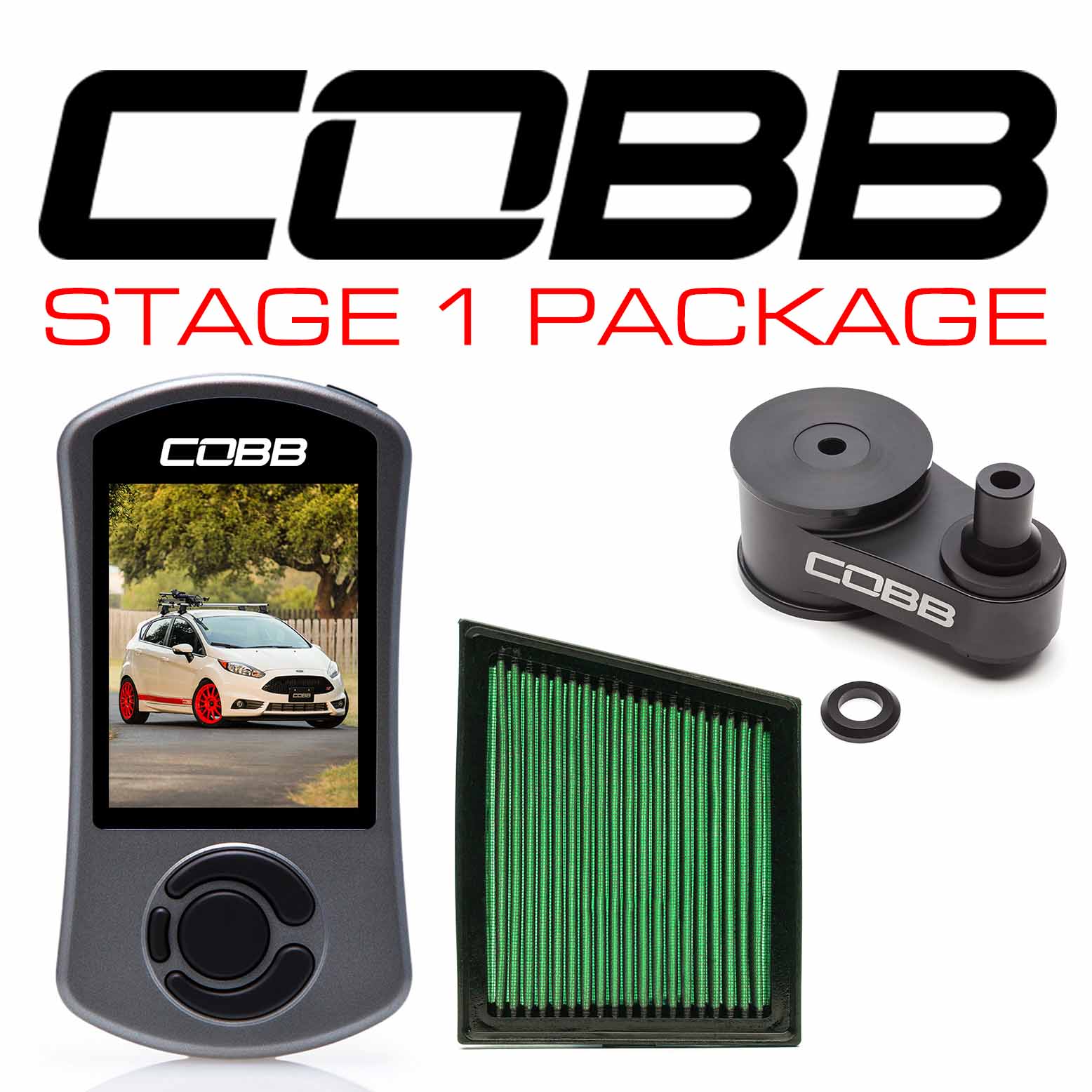 COBB 62FX11 FORD Fiesta ST Stage 1 Power Package w/V3 Photo-0 