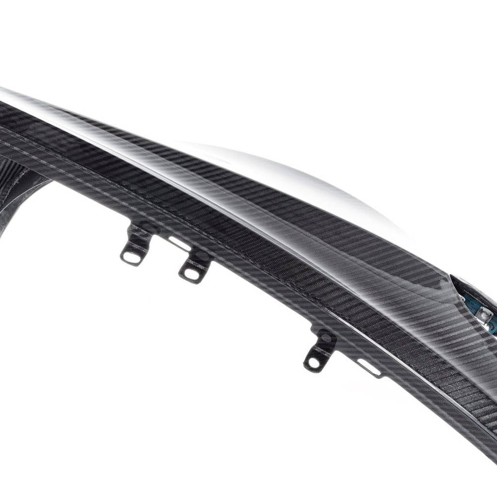 UNPLUGGED PERFORMANCE UP-M3-306-3.1 Ascension-R Front Wide Fender Set, Autoclaved Dry Carbon, UP x Koenigsegg Collaboration, Gloss Clear for TESLA Model 3 Photo-10 