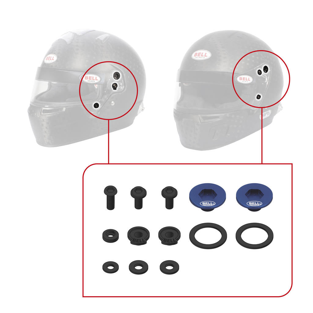 BELL 2020073 SV (SE06) Pivot kit & Screws, red Photo-10 