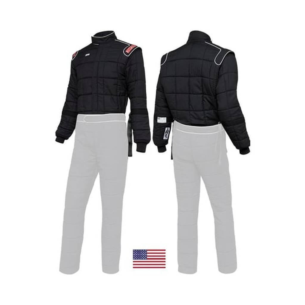 SIMPSON 4802434 Racing Drag Two Piece Racing Suit Jacket, SFI 20, Black, Size XL Photo-0 