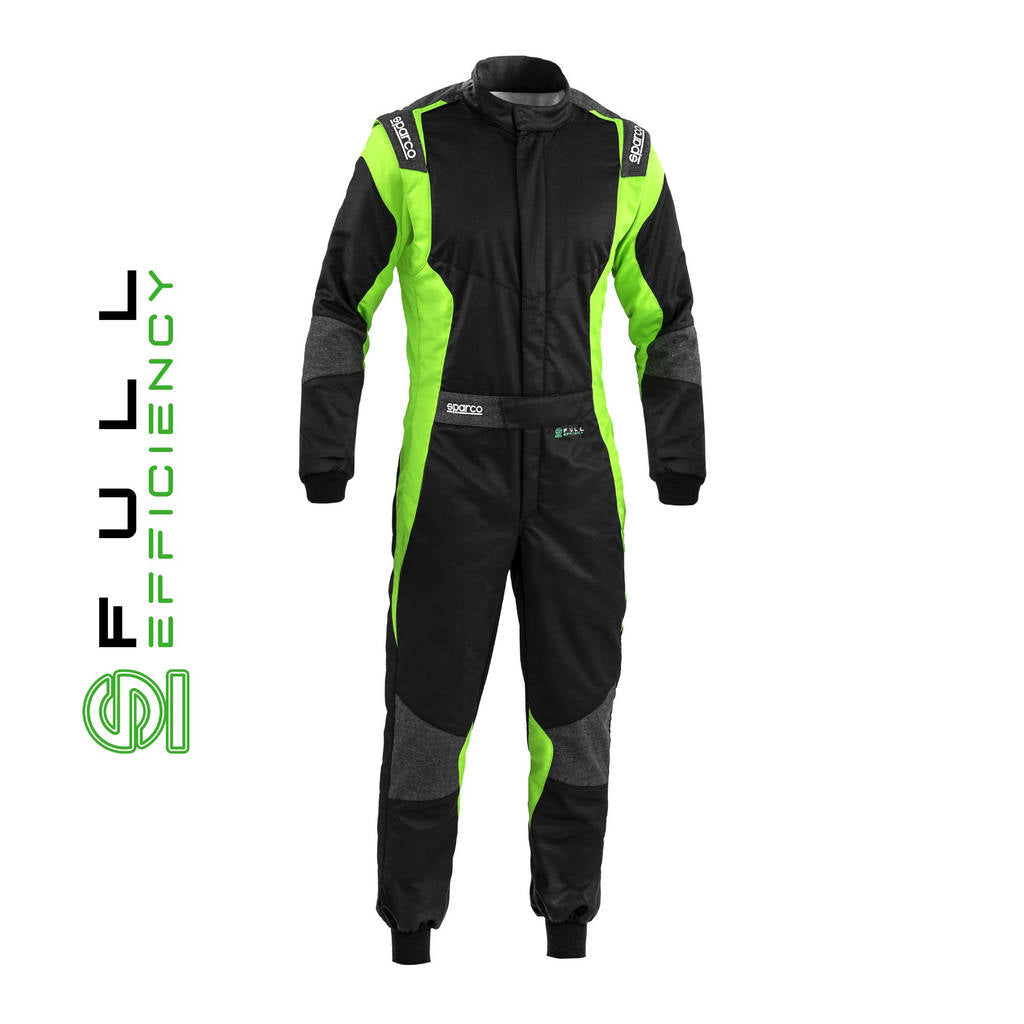 SPARCO 00115548NRVF FUTURA Racing suit, FIA 8856-2018, black/green, size 48 Photo-0 