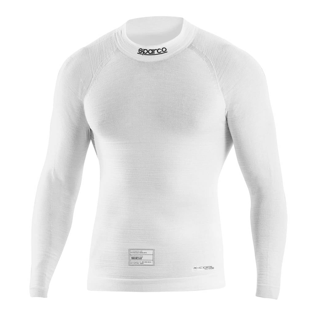 SPARCO 001789MBO5XXL Racing Top underwear RW-11 EVO, FIA 8856-2018, white, size XXL Photo-0 