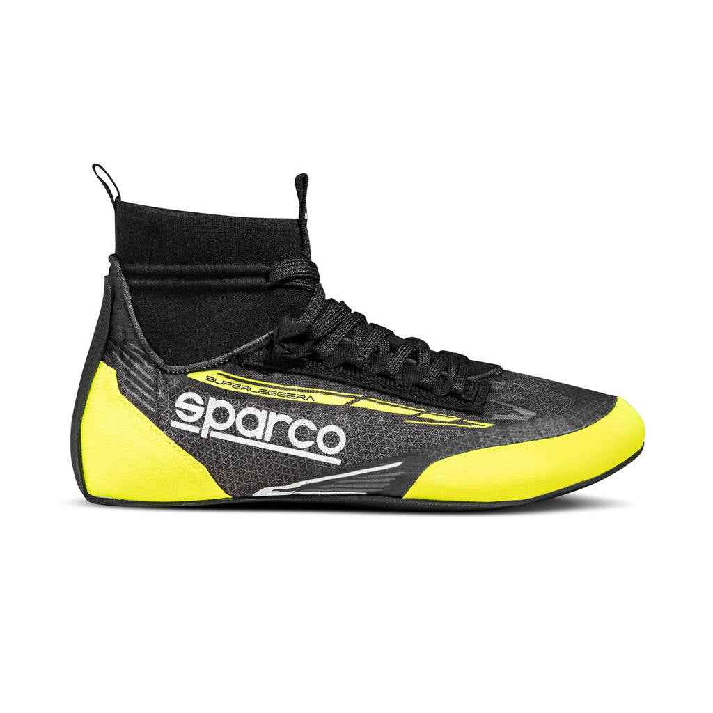 SPARCO 0012A346NRGF SUPERLEGGERA (Fabric) Racing shoes, FIA 8856/2018, black/yellow, size 46 Photo-0 