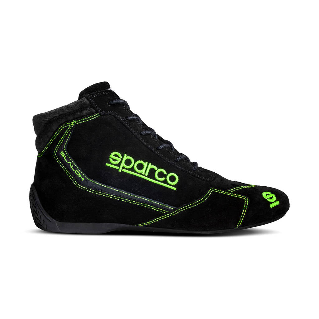 SPARCO 00129536NRVF Racing shoes SLALOM 2022, FIA 8856-2018, black/green, size 36 Photo-1 