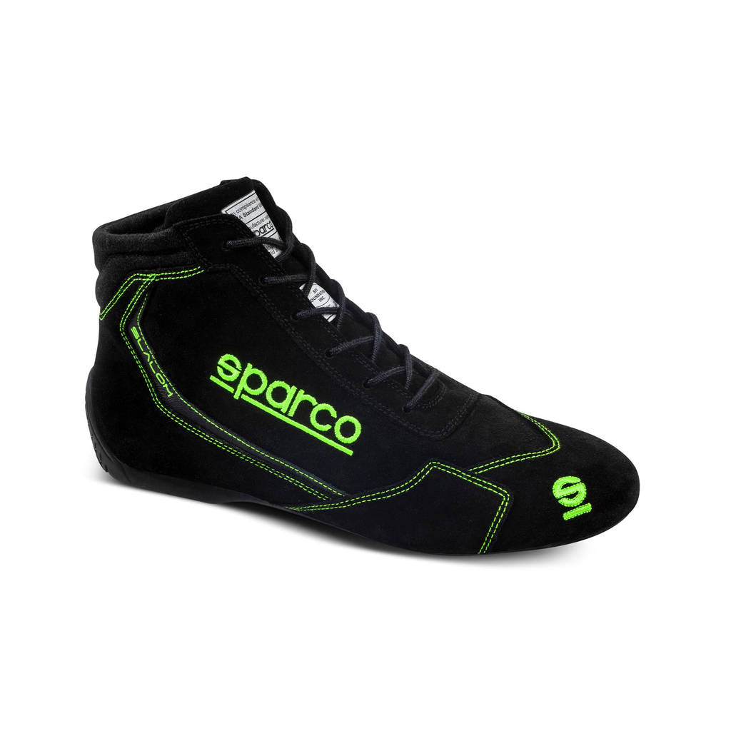 SPARCO 00129539NRVF Racing shoes SLALOM 2022, FIA 8856-2018, black/green, size 39 Photo-0 