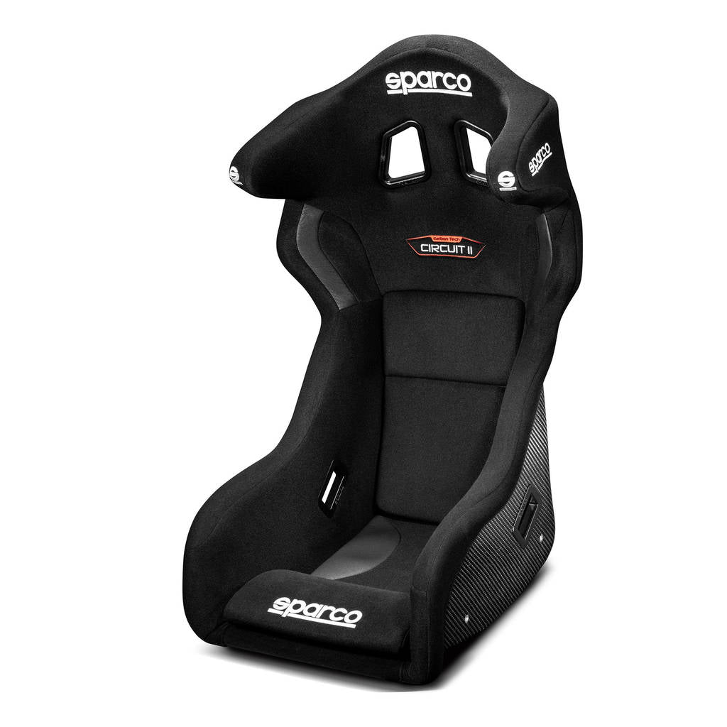 SPARCO 008019ZNR CIRCUIT II CARBON (size L) Racing seat, FIA 8855-1999, black Photo-0 