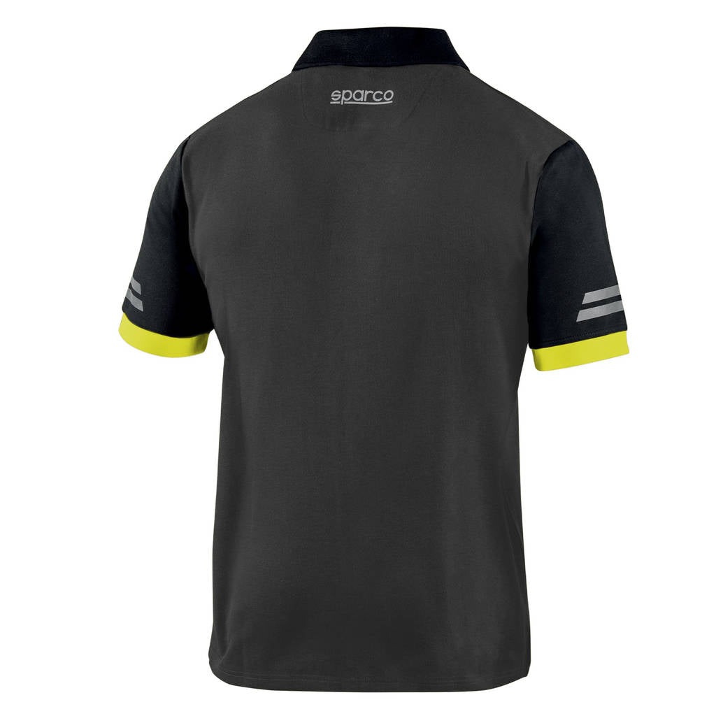 SPARCO 02415GSGF2M TECH Polo, grey/yellow fluo, size M Photo-1 