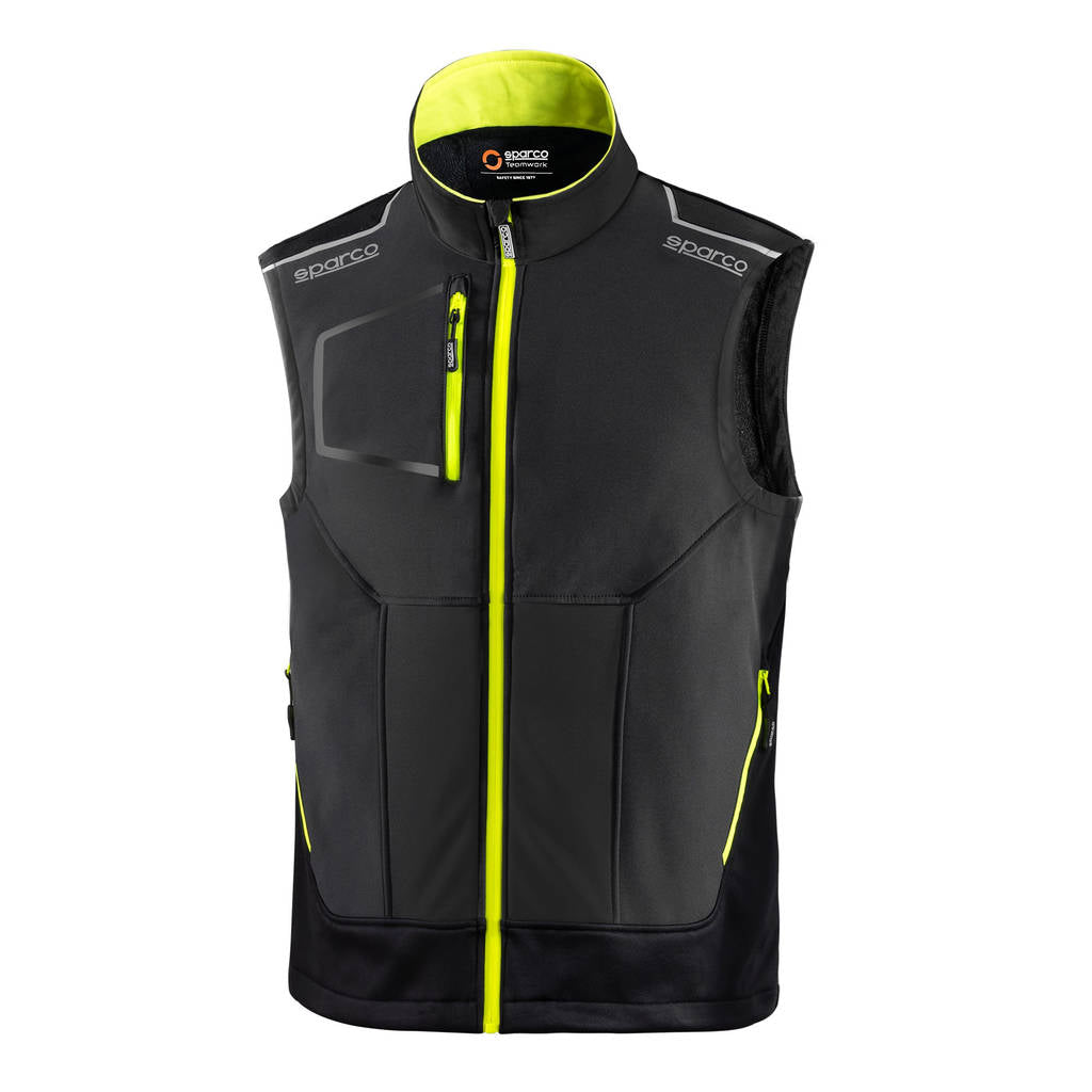 SPARCO 02419GSGF5XXL TECH Light Vest, grey/yellow fluo, size XXL Photo-0 