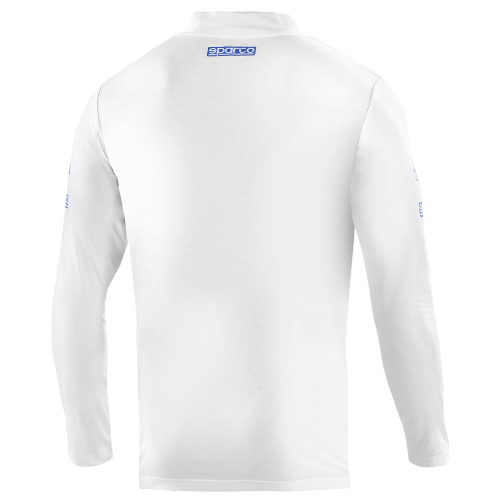SPARCO 002206MRBI4XL Long sleeves T-shirt MARTINI RACING, high collar, white, size XL Photo-1 