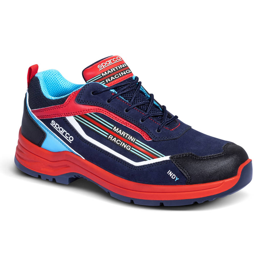 SPARCO 07537MR37BMRS Indy ESD S3 MARTINI RACING Shoes, navy blue/red, size 37 Photo-0 