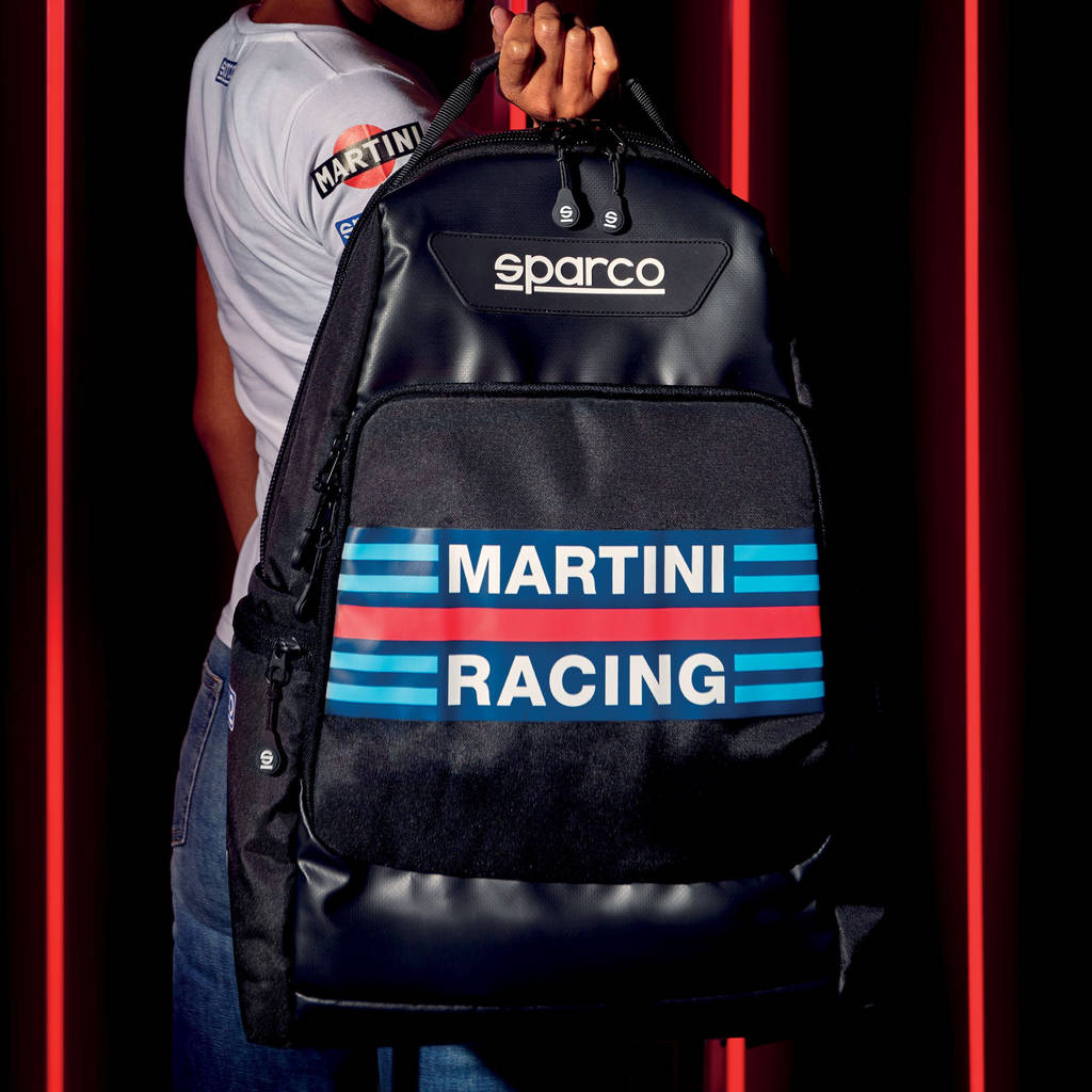 SPARCO 016445MRNR Superstage MARTINI RACING Backpack, black Photo-3 