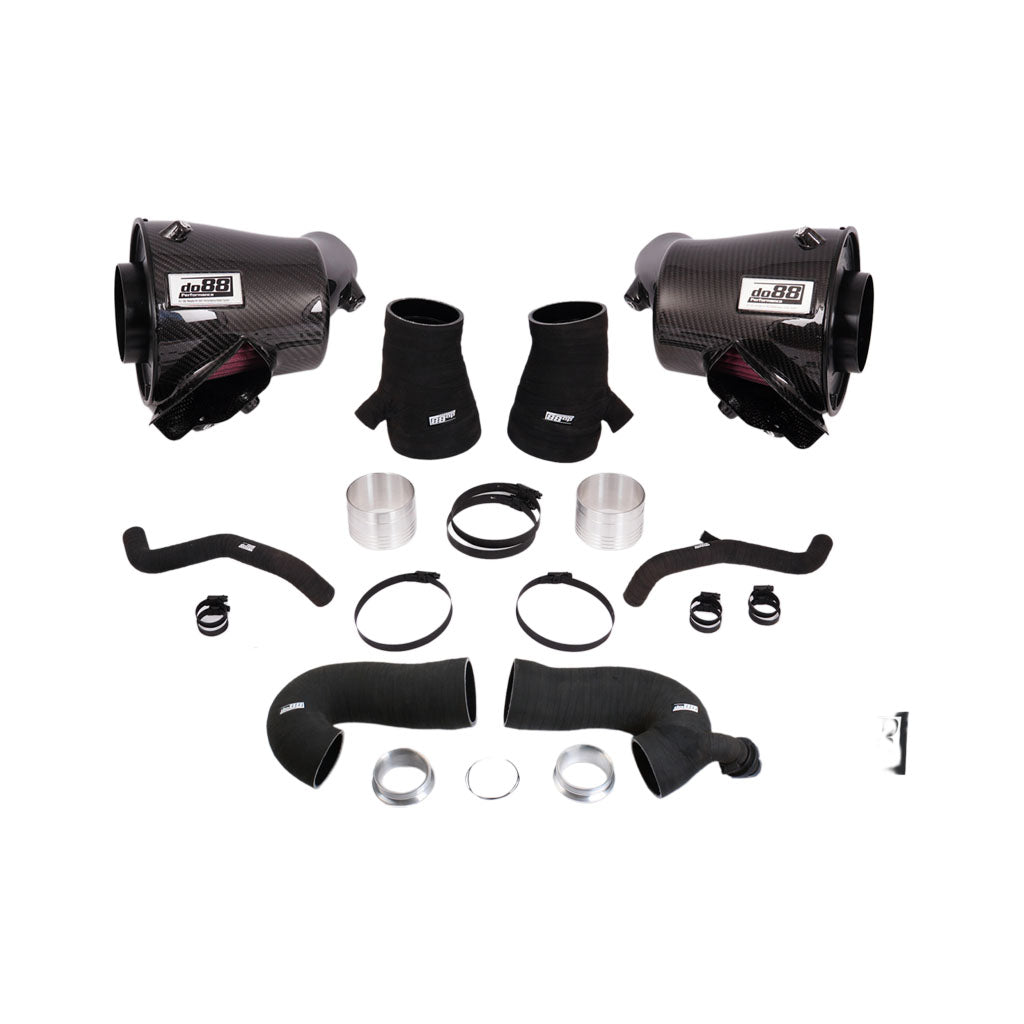 DO88 LF-210-ST-80-212 Induction System, 80mm outl, with Turbo Inlet Hoses for PORSCHE 911 Turbo / Turbo S (992) 2019 Photo-0 