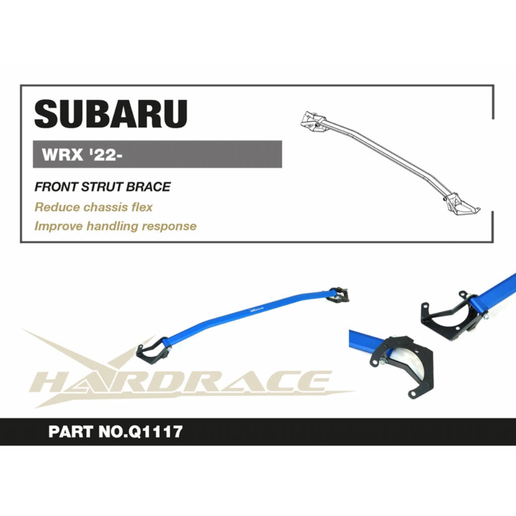 HARDRACE Q1117 Front Strut Brace for SUBARU WRX 2022 Photo-1 