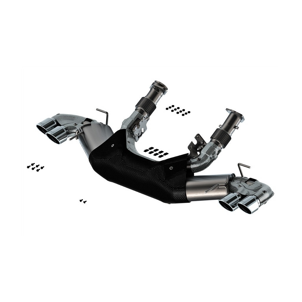 BORLA 140840 Exhaust System Cat-Back S-Type Polished T-304 Stainless Steel for CHEVROLET Corvette Stingray 2020-2023 Photo-0 