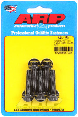 ARP 641-1250 SAE Bolt Kit 5/16-18 x 1.250 12pt black oxide bolts Photo-0 
