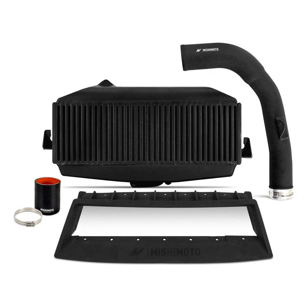 MISHIMOTO MMTMIC-WRX-22KBKBK Top Mount Intercooler Kit, Black Core, Black Pipes for SUBARU WRX 2022 Photo-0 