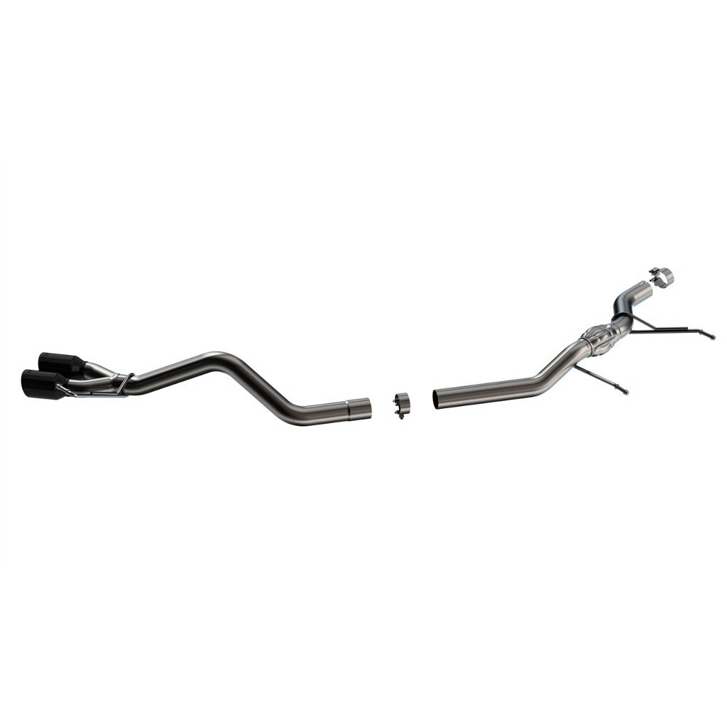 BORLA 140937BC Cat-Back Exhaust System S-TYPE 2.50", S TIP 3.50" Black Chrome, T-304 Stainless Steel for FORD Maverick 2.0L Front Wheel Drive 2022-2023 Photo-0 