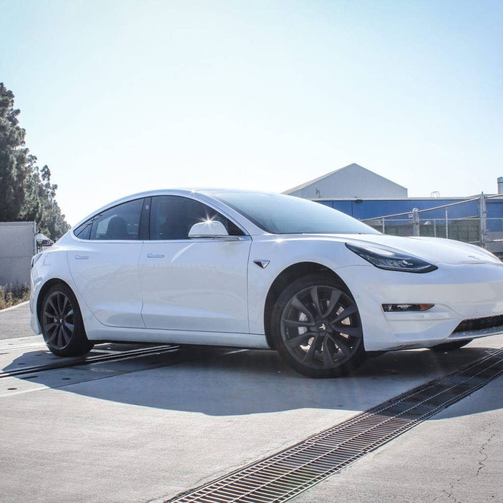 UNPLUGGED PERFORMANCE UP-M3-302-11.1 Ascension Front Fascia System, No Sensor Holes, Unpainted Urethane for TESLA Model 3 Photo-2 