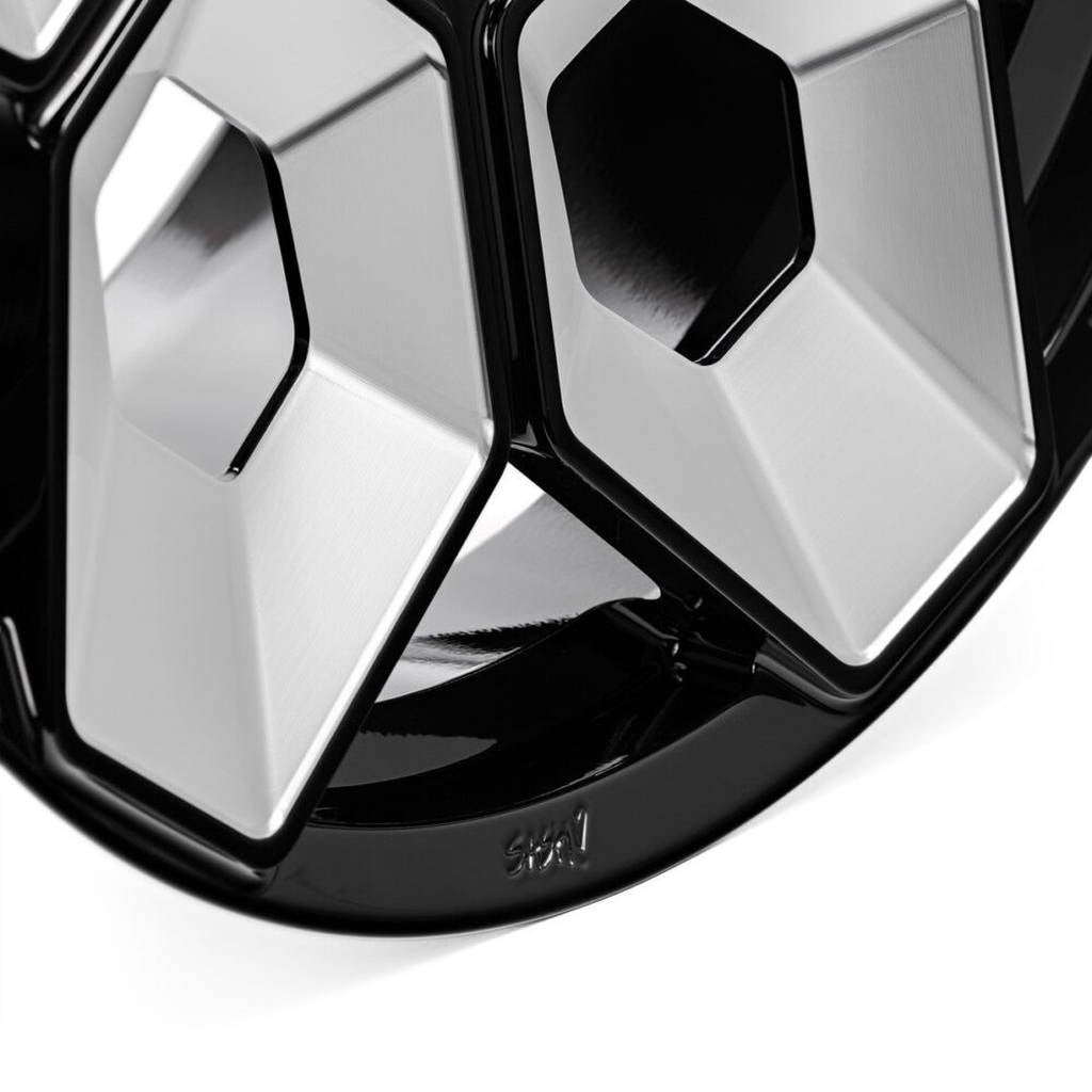 UNPLUGGED PERFORMANCE UP-CYBRHEX-DBL-012 Single Wheel UP CYBRHEX 22x10.5+35 - 5x114.3 / 5x120, Double Drilled, Gloss Black for TESLA Cybertruck / Model Y Photo-20 