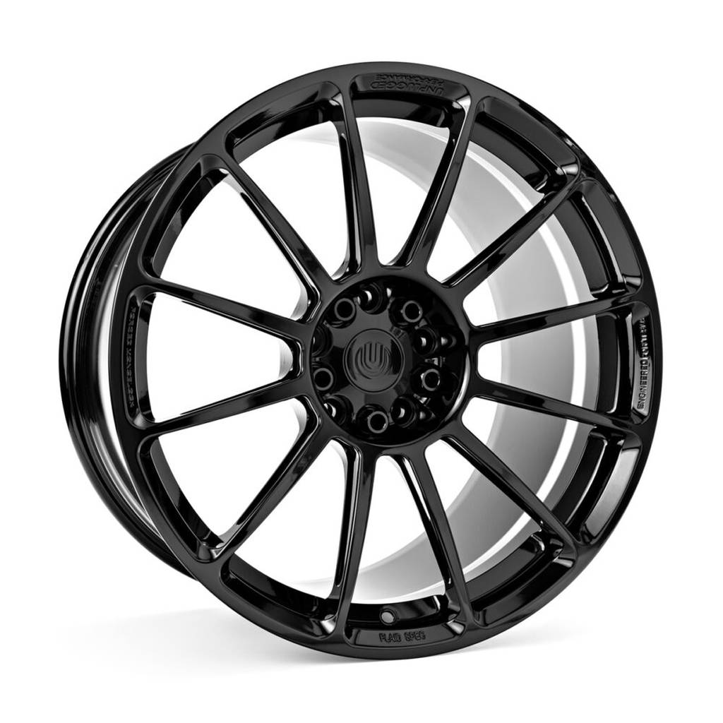 UNPLUGGED PERFORMANCE UP-UP03-DBL-001 Single Wheel UP-03, Forged, 19x11+31 - 5x120 /5x114.3 Double Drill, Gloss Black for TESLA Model S 2021 Photo-4 