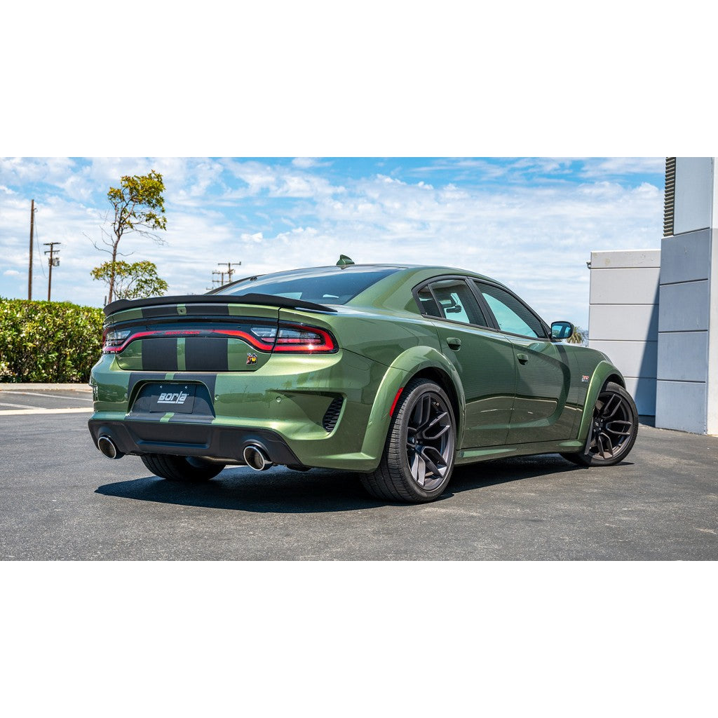 BORLA 60729 Exhaust optional tips (pair) - 5" OUTLET BRIGHT CHROME for CHRYSLER 300C 2023/ DODGE CHARGER '15-'24 Photo-3 