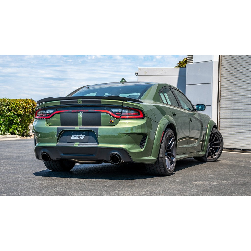 BORLA 60729BC Exhaust optional tips (pair) - 5" OUTLET BLACK CHROME for CHRYSLER 300C 2023/ DODGE CHARGER '15-'24 Photo-2 