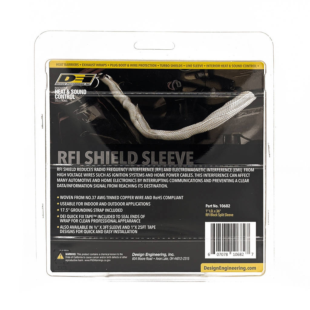 DEI 10682 RFI Shield Split Sleeve 1" x 3' Photo-2 