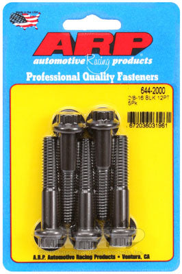 ARP 644-2000 SAE Bolt Kit 3/8-16 x 2.000 12pt 7/16 wrenching black oxide bolts Photo-0 