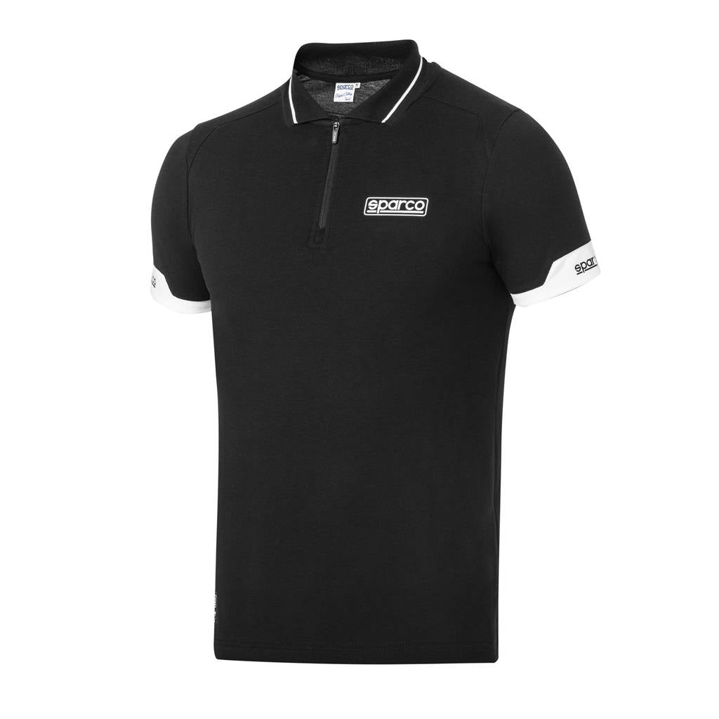 SPARCO 013036NR2M Polo zip black M Photo-0 