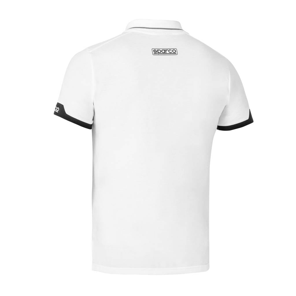 SPARCO 013036BI5XXL Polo zip white 2XL Photo-1 