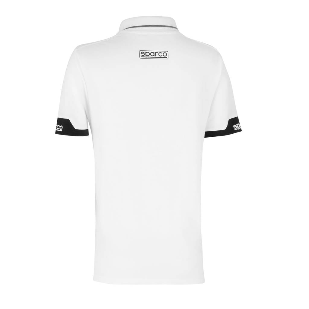 SPARCO 013036LBI1S Polo zip lady white S Photo-1 