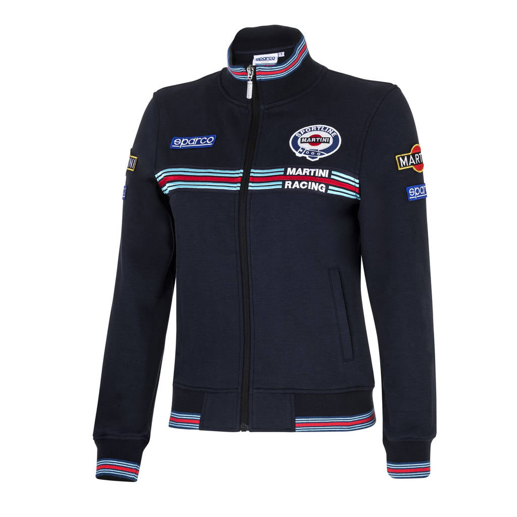SPARCO 013033MRBM2M Full zip sweatshirt MARTINI RACING LADY navy blue M Photo-0 