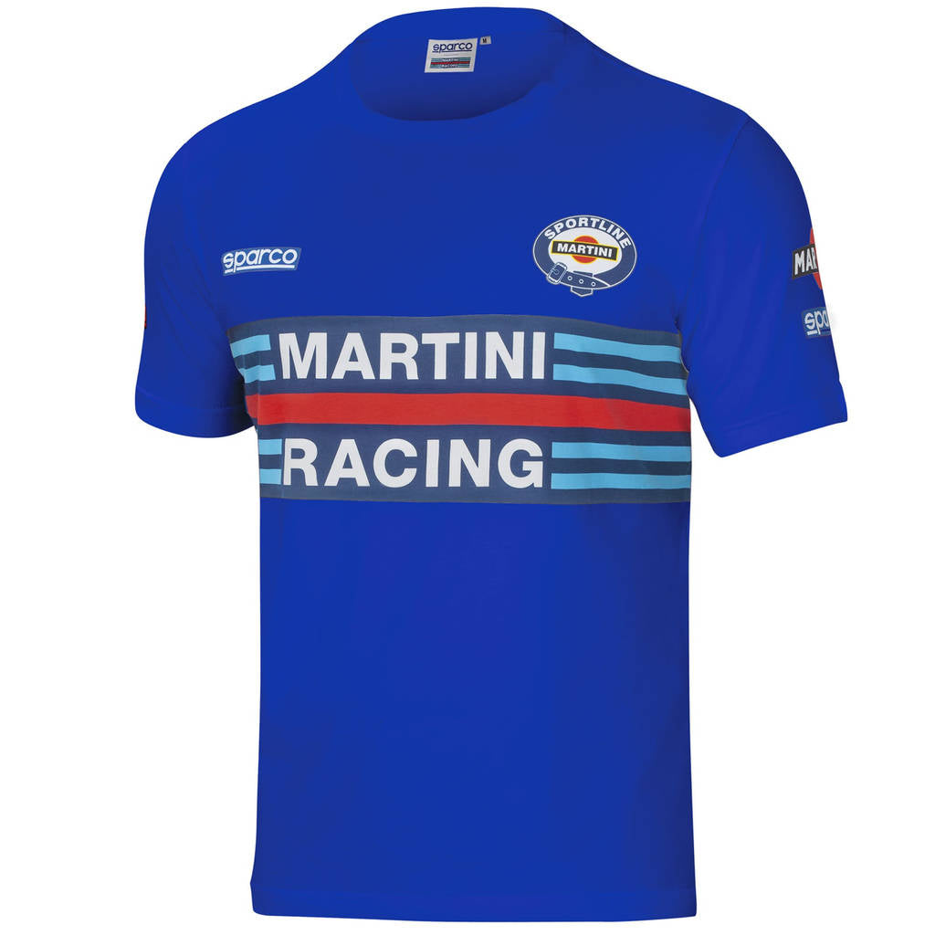 SPARCO 01274MRAZ1S T-shirt replica MARTINI RACING blue S Photo-0 