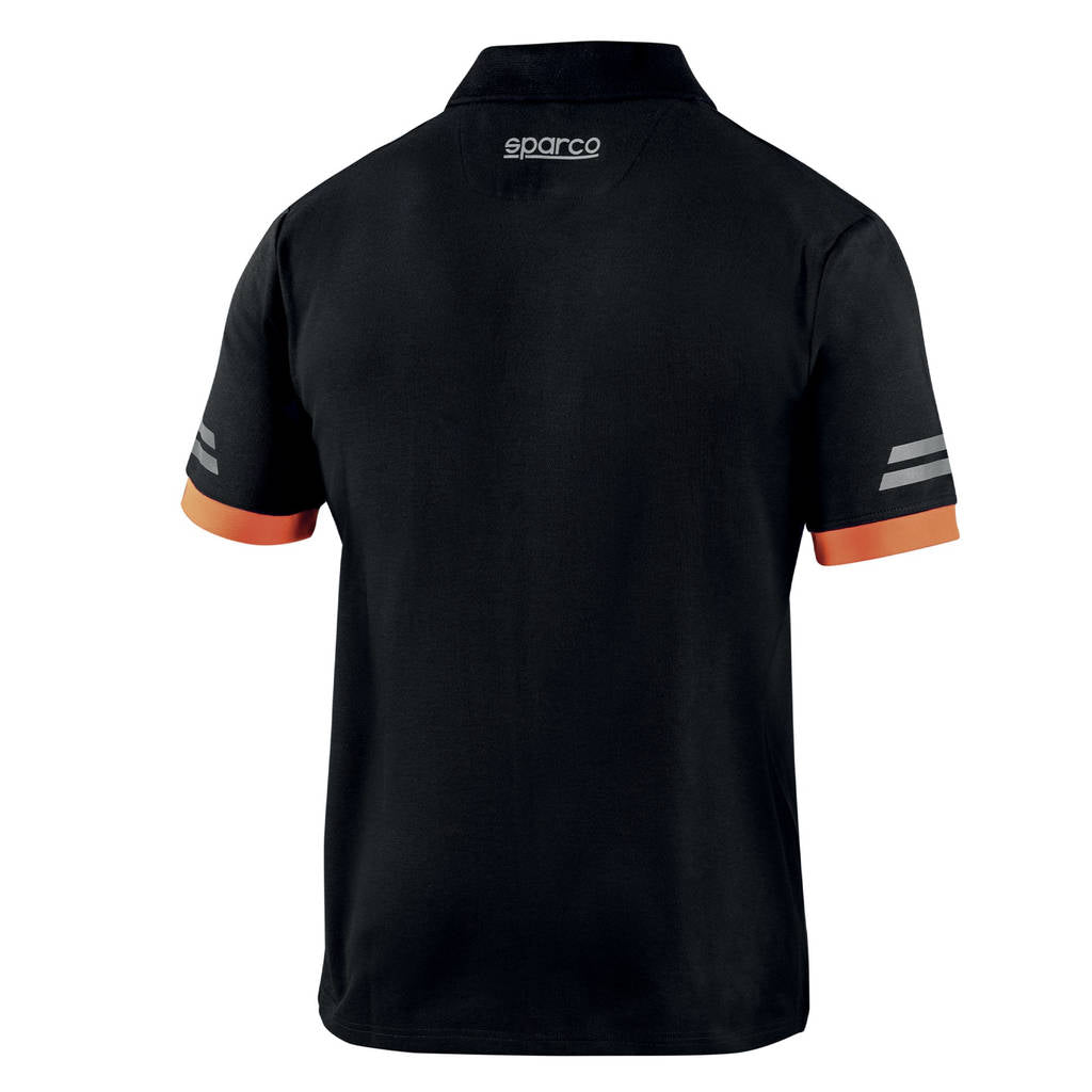 SPARCO 02415NRAF1S Mechanic's tech Polo TW black/orange S Photo-1 