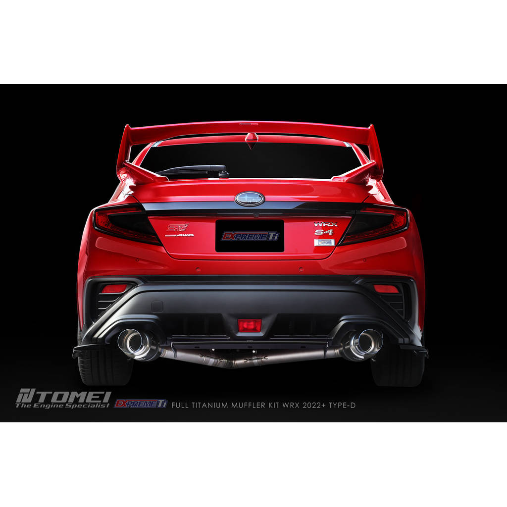 TOMEI TB6090-SB06B Full Titanium Muffler Kit EXPREME TI TYPE-D for SUBARU WRX 2022+ Photo-6 