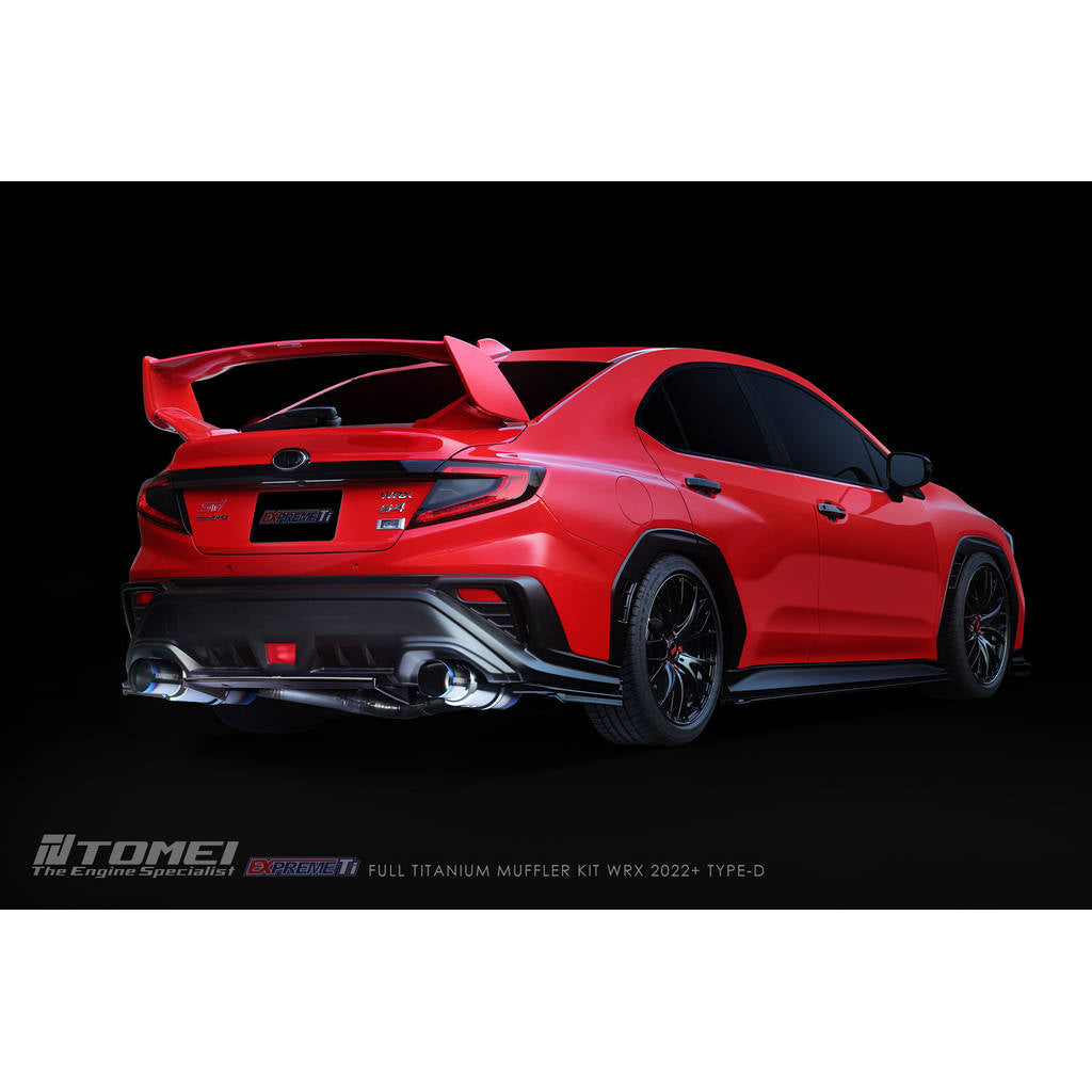 TOMEI TB6090-SB06B Full Titanium Muffler Kit EXPREME TI TYPE-D for SUBARU WRX 2022+ Photo-7 