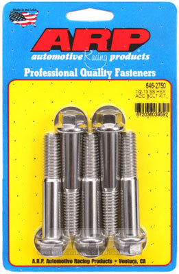 ARP 646-2750 SAE Bolt Kit 1/2-13 x 2.750 hex SS bolts Photo-0 