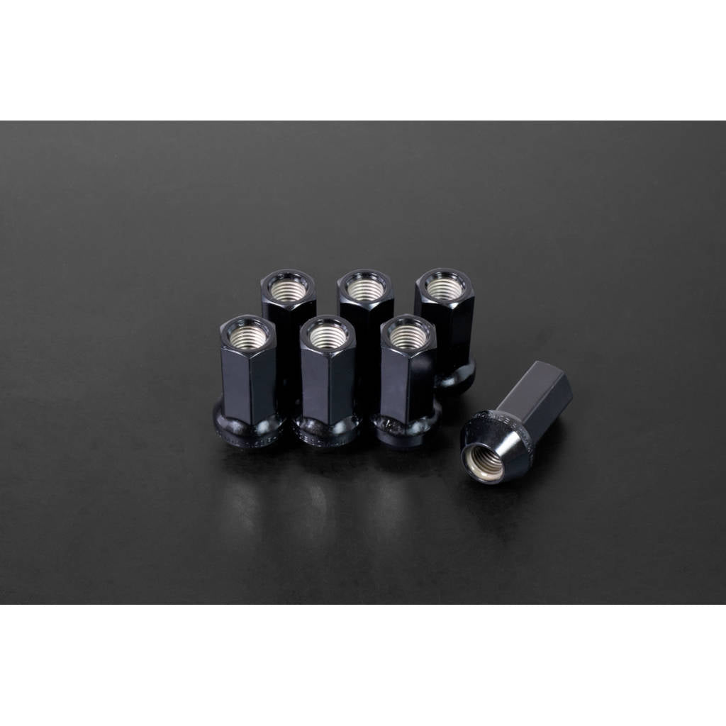 HARDRACE Q0933 Wheel lug nuts - M12 x 1.5, LENGTH: 45mm OPEN-END TYPE, 60° CONICAL SEAT 20PCS / SET Photo-0 