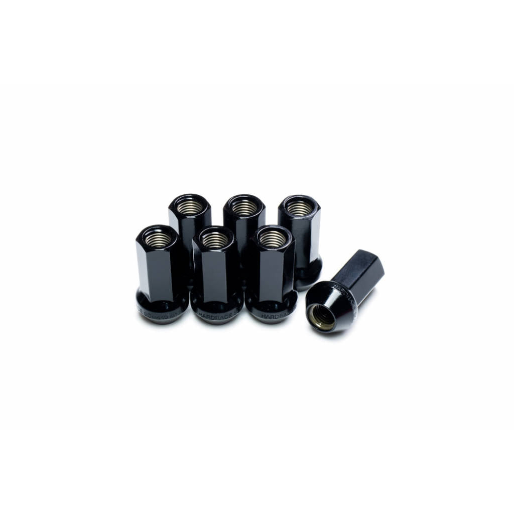 HARDRACE Q0933 Wheel lug nuts - M12 x 1.5, LENGTH: 45mm OPEN-END TYPE, 60° CONICAL SEAT 20PCS / SET Photo-2 