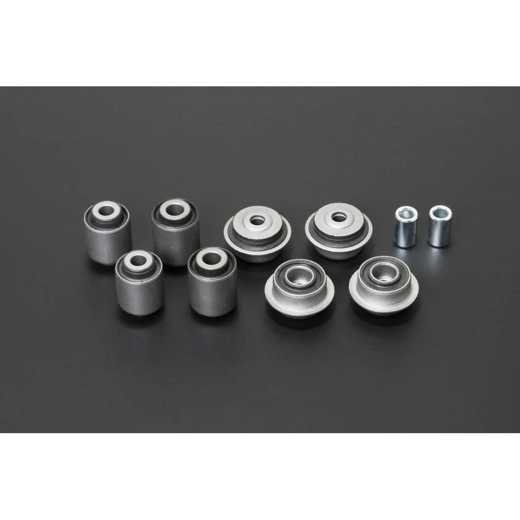 HARDRACE Q0967 Rear Lower Arm Bushing SET (Harden Rubber) - 10PCS / SET for HONDA S2000 AP1 / 2 '99-09 Photo-0 