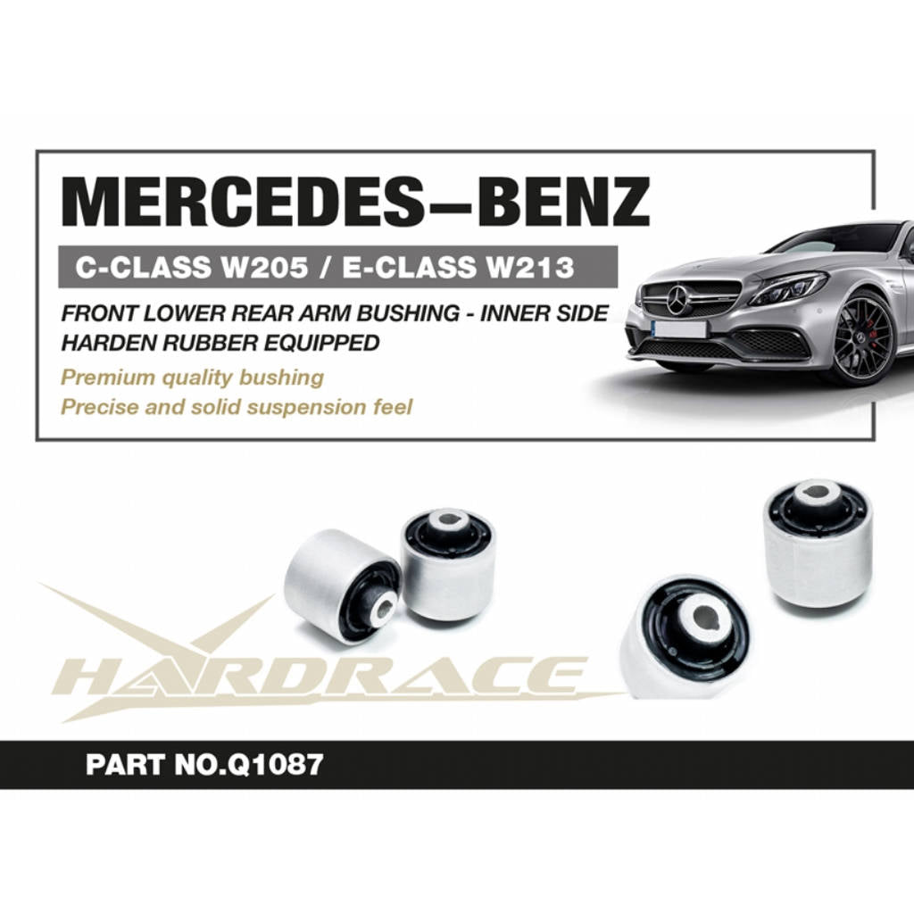 HARDRACE Q1087 Front Lower Rear Arm Bushing - FRAME SIDE (Harden Rubber) - 2PCS / SET for MERCEDES-BENZ C-CLASS W205 / E-CLASS W213 RWD Photo-1 